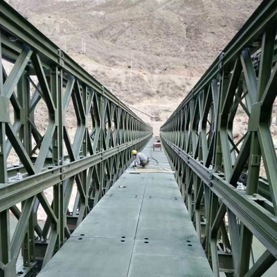 CHINA 20m-60m Stahl Bailey Brücke für Hot-Dip Galvanized Anwendungen fournisseur