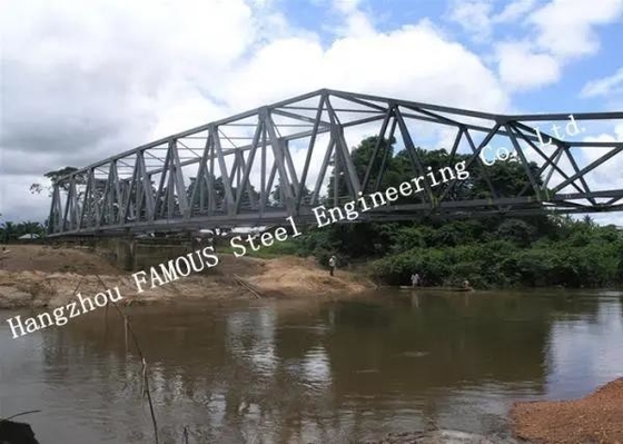 CHINA Tragbare Eisenbahn-Stahlfachwerkbrücke-vorübergehende einfache Struktur-Unterstützung hellgrau fournisseur