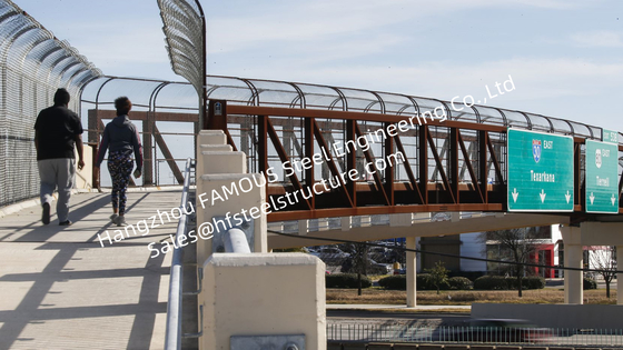 CHINA Modulare vorfabrizierte Fußgängerbrücken vorübergehend oder dauerhafte Stahlkonstruktion fournisseur