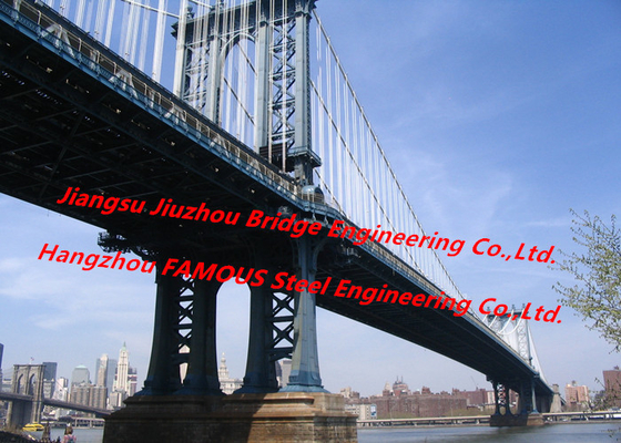CHINA Kühles Kabel blieb Spanne rote Hängebrücke-strukturelle Rahmen-Bailey-freien Raumes fournisseur