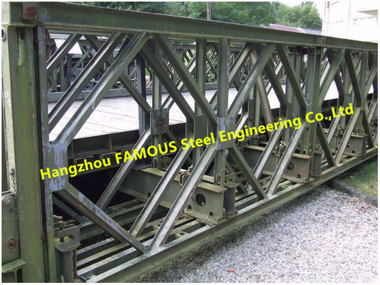 CHINA Weitgespannte Stahl-Bailey-Brücke, 3m Metallmodulare Stahlbrücken-Struktur-Technik fournisseur