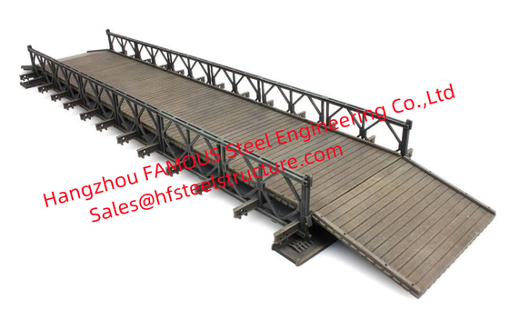 CHINA Kundenspezifische Metallbaustahl-Herstellung für tragbare Stahlbrücken-Rahmen fournisseur