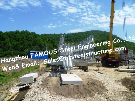 CHINA Einzelne Spannen-vor- ausgeführte galvanisierte Stahlbrücken-Oberflächenbehandlungs-lange Ermüdungsfestigkeit fournisseur
