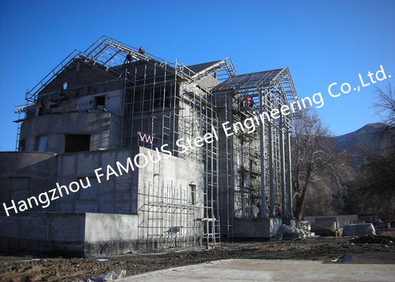 CHINA Leichtes Stahlkonstruktions-Landhaus-Haus Vor-ausgeführter Hochbau mit Umhüllungs-Systemen fournisseur