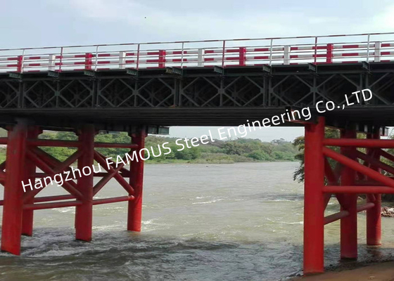 CHINA Hohe Sicherheits-Stahl-Bailey-Binder-Bogen-Brücke mit niedriger Wartung fournisseur