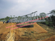 Heißes Bad-galvanisierte Stahlfachwerkbrücke-Metallmodulare Plattform-Versammlungs-moderne Struktur Outlooking fournisseur