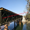Stahlbogen-Brücke mit hoher Tragfähigkeit für Brücken mit Sidework für Bau-Brücke fournisseur
