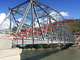 Hochfestes Q345b Material der einbahnigen vorfabrizierten einzelnen Spannen-Fachwerkbrücke- fournisseur