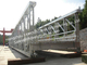 Tragbare vorfabrizierte galvanisierte Stahlbrücke, langfristiger weitgespannter Brücken-Korrosions-Schutz fournisseur