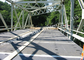 Modulare Detla Breite der Baustahl-Fachwerkbrücke galvanisierte Oberflächen-7.6m fournisseur