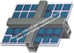 Aluminiumrahmen-Pulver, das zwischenwand-Solarmodule Photovoltaics integrierte Glasbeschichtet fournisseur