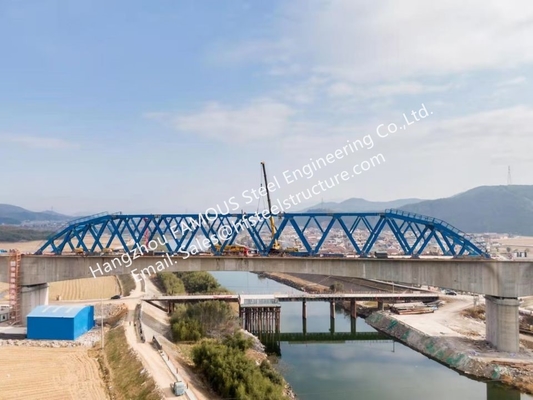 CHINA Modulare galvanisierte Stahlbrücke, vorübergehende tragbare einbahnige Straßen-Brücke ASTM fournisseur