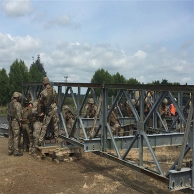 CHINA SSR temporäre Stahl-Gitterbrücke schnelle Montage Militär Bailey fournisseur