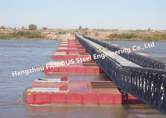 CHINA Standard des Hochwasserschutz-vorübergehende Floßbrücke-Stahlnotrettungs-Kanal-JIS fournisseur