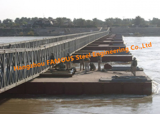 China Vor ausgeführter militärisches überschüssiges tragbares Brücken-Platten-Eisen-Zivilbau fournisseur
