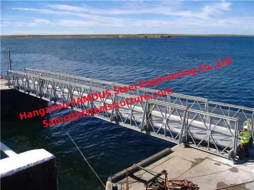 CHINA 6 Tonnen Gewicht Hot Dip Galvanizing Delta Brücke Stahlkonstruktionen gestärkt fournisseur