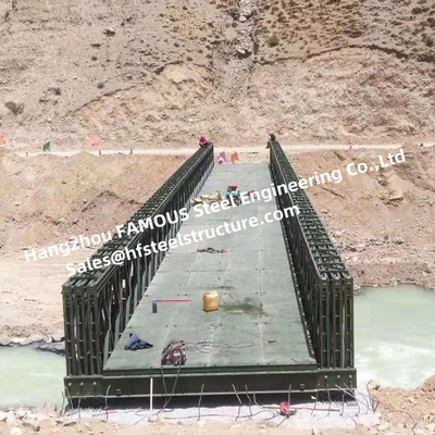 CHINA Stahlkonstruktion Fertigprojekt-Delta-Brücken-Binder-vorübergehende Bailey-Licht-Q345B fournisseur
