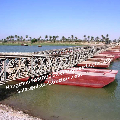 CHINA Leichte Struktur-vorübergehende Militär-Bailey-Brücke für Notanwendung fournisseur