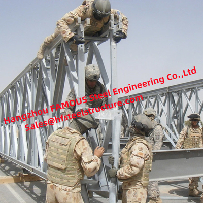 CHINA Beschichtete tragbare Bailey-Brücke Breite 4,2 m Verbesserung der Infrastrukturentwicklung fournisseur