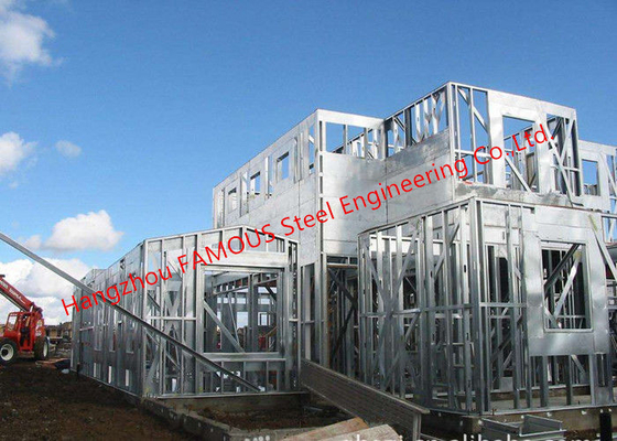 CHINA Galvanisierte h-Strahln-Stahlkonstruktions-Gestaltungssysteme für Werkstatt oder Landhaus-Haus fournisseur