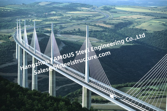 CHINA Vorfabrizierte strukturelle Binder-Delta-Stahlbrücke für Landstraßen-Dauerhaft-Verwendung fournisseur