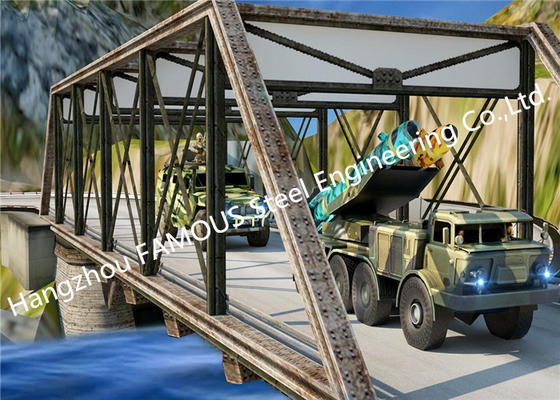 CHINA Anpassung Stahl Militär Bailey Brücke 40t Ladekapazität für Truss fournisseur