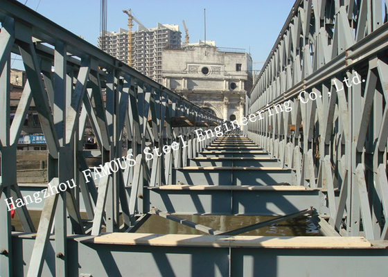 China Moderne Art fabrizierte modulare Bailey-Hängebrücke galvanisierte Oberflächenbehandlung vor fournisseur