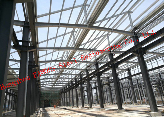 China Pv-Glaszwischenwand-Oberflächen-industrielle Stahlgebäude lichtdicht und Wärmedämmung fournisseur