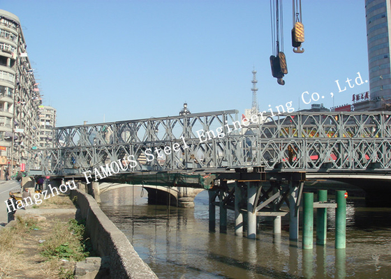 CHINA Galvanisierte Bailey-Stahl-Binder-Bogen-Brücke mit variabler Höhe fournisseur