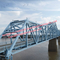 Moderne Delta-Stahlfachwerkbrücke-modulares vorfabriziertes für Landstraßen-Eisenbahnen fournisseur