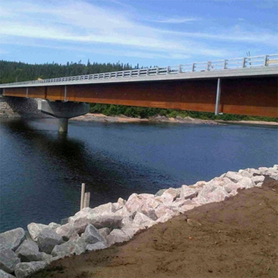 Einzelspurige Stahlbox-Gitterbrücke Mehrspann-Stahl-Fußgängerbrücke fournisseur