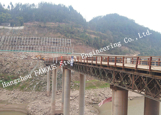 Galvanisierte Bailey-Stahl-Binder-Bogen-Brücke mit variabler Höhe fournisseur