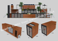 Kundengebundenes modulares Fertigbehälter-Haus für Einkaufszentrum oder Café fournisseur