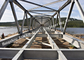 Modulare galvanisierte Stahlbrücke, vorübergehende tragbare einbahnige Straßen-Brücke ASTM fournisseur