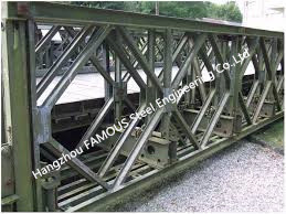 4.5m X 3.5m Hot Dip Galvanized Bailey Bridge Panel für Notfälle
